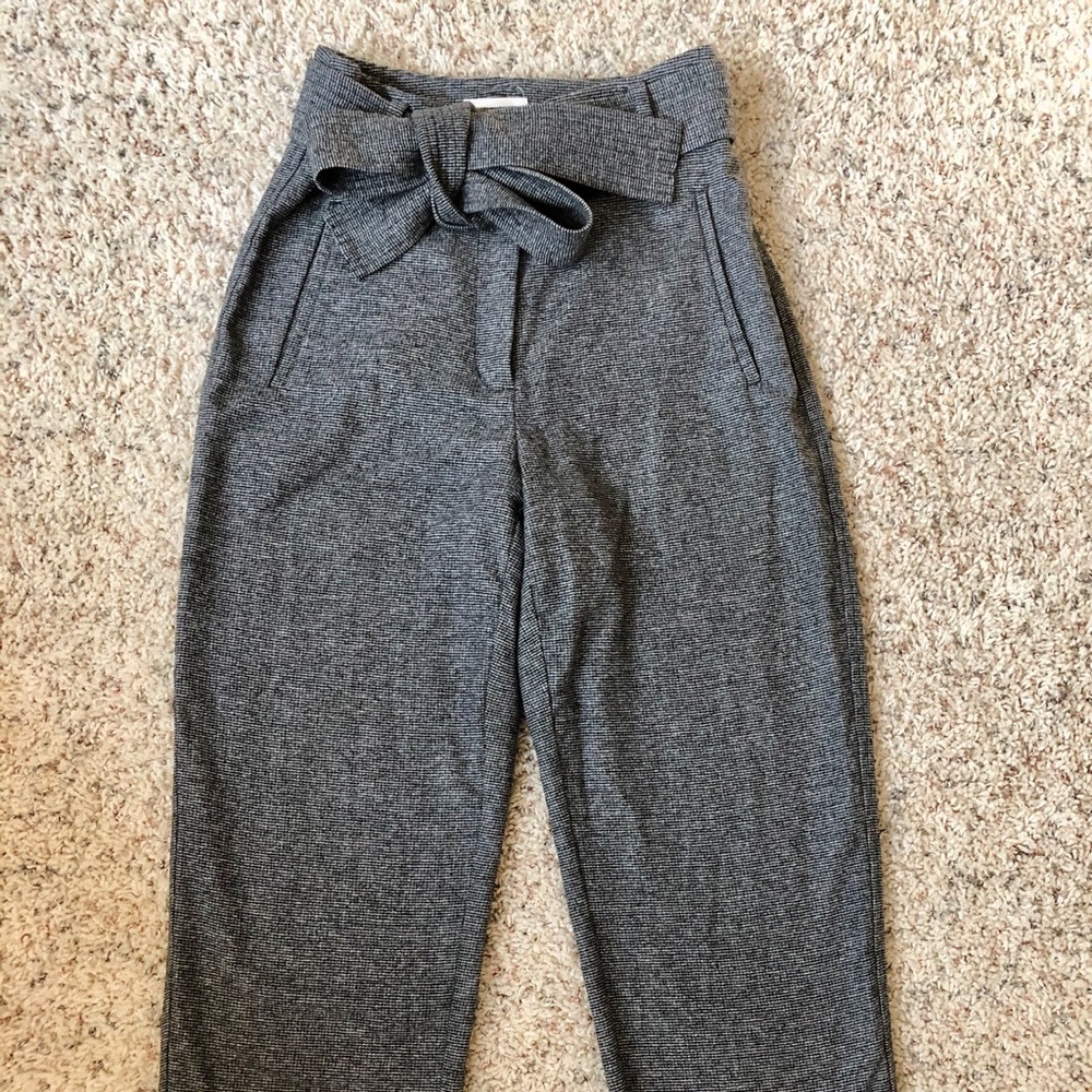 Aritzia Wilfred Tie-Front Trousers
